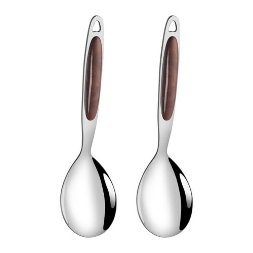 Reislöffel-Set aus Edelstahl – 2-teilig