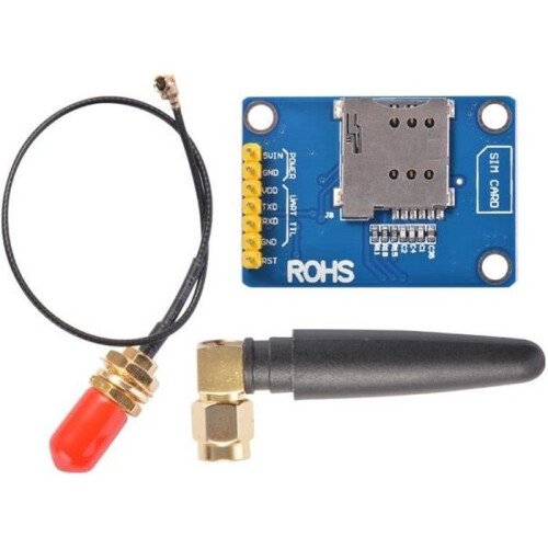 Module GSM/GPRS - SIM800L - Quadribande - Antenne IPEX - Compatible Arduino/Raspberry Pi - 4,6-5,2 V