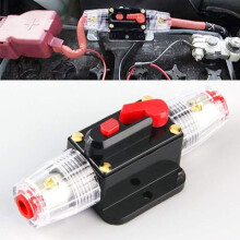 Disjoncteur automatique 60 A, protection automobile 12 V - 24 V CC avec fusible et interrupteur de réarmement manuel
