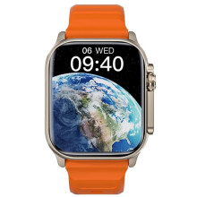 (Orange) Smart Watch Men 49mm Series 8 2.3 "AMOLED Screen NFC Compass Waterproof For Apple Watch IWO Ultra 8 Smartwatc