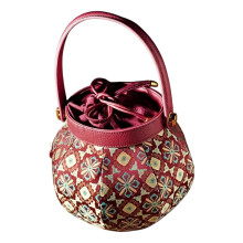 Chinese Themed PU Carryall With Inner Section Great For Tea-Red