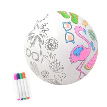 Fun Art Inflatable Beach Ball For Summers Game Family Gatherings