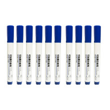 Marqueur de tableau blanc effaçable à séchage rapide, 10-Bleu