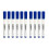 10 Stück löschbare Whiteboard-Marker, runde, breite Spitze,-Blau 1