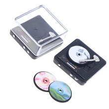 1:12 poppenhuizen mini-platenspeler legering stijlvol perfect