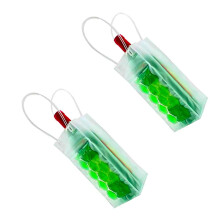 2 Pieces Premium Ice Packs For Chilling Bottles And-Green