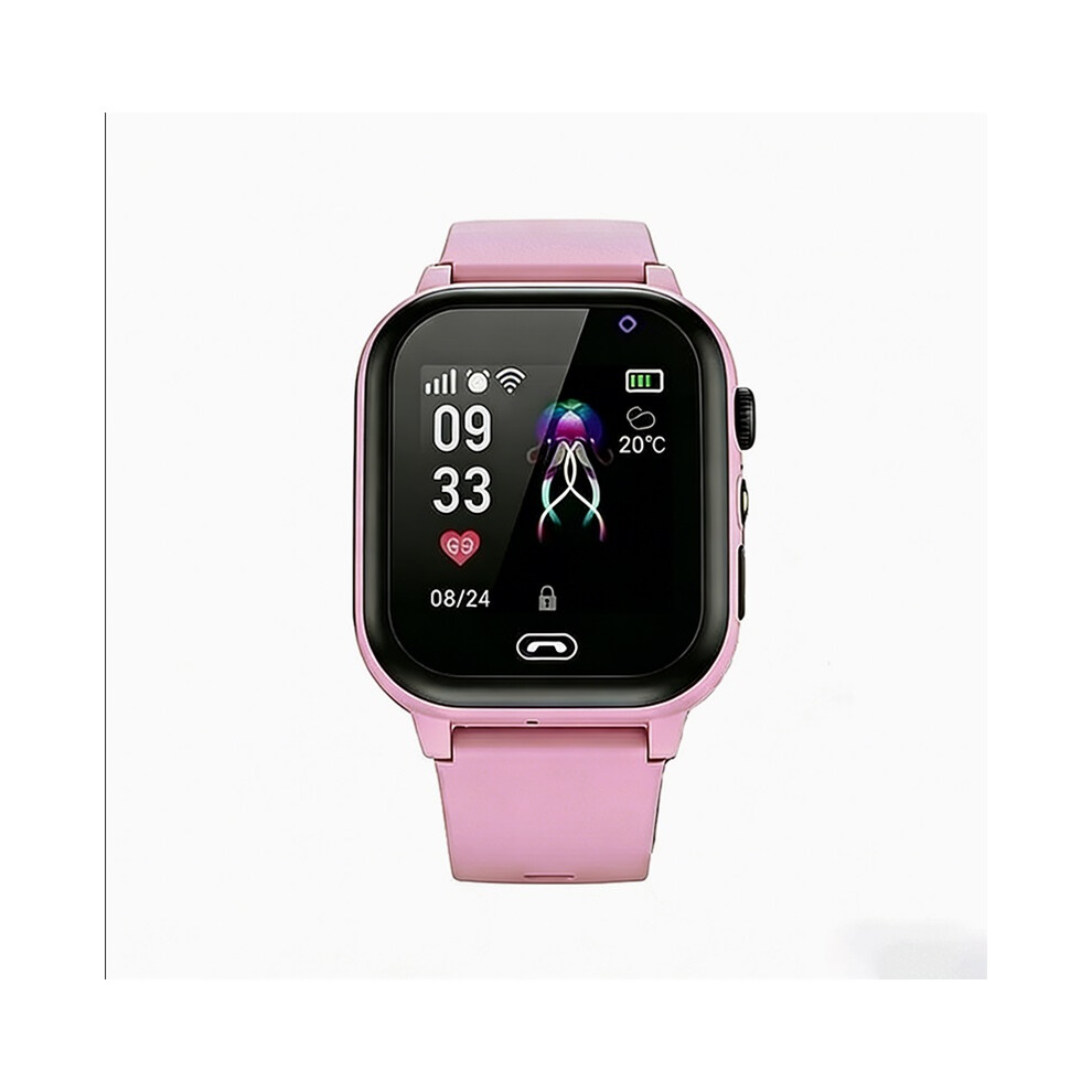 (Pink) Smart Watch Sos Location Tracker Simcard Call Child Smartwatch Camera Waterproof Watch Gift For Ios Android Pink 6900890403377