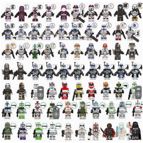 70pc Star Wars Minifigures Set