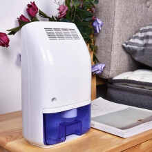 Stille draagbare luchtontvochtiger voor thuisgebruik (700 ml) met vochtabsorber voor keuken en slaapkamer - CWU