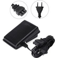 Pédale pour machine à coudre Singer - Pièce de rechange - Noire - Facile à installer et durable