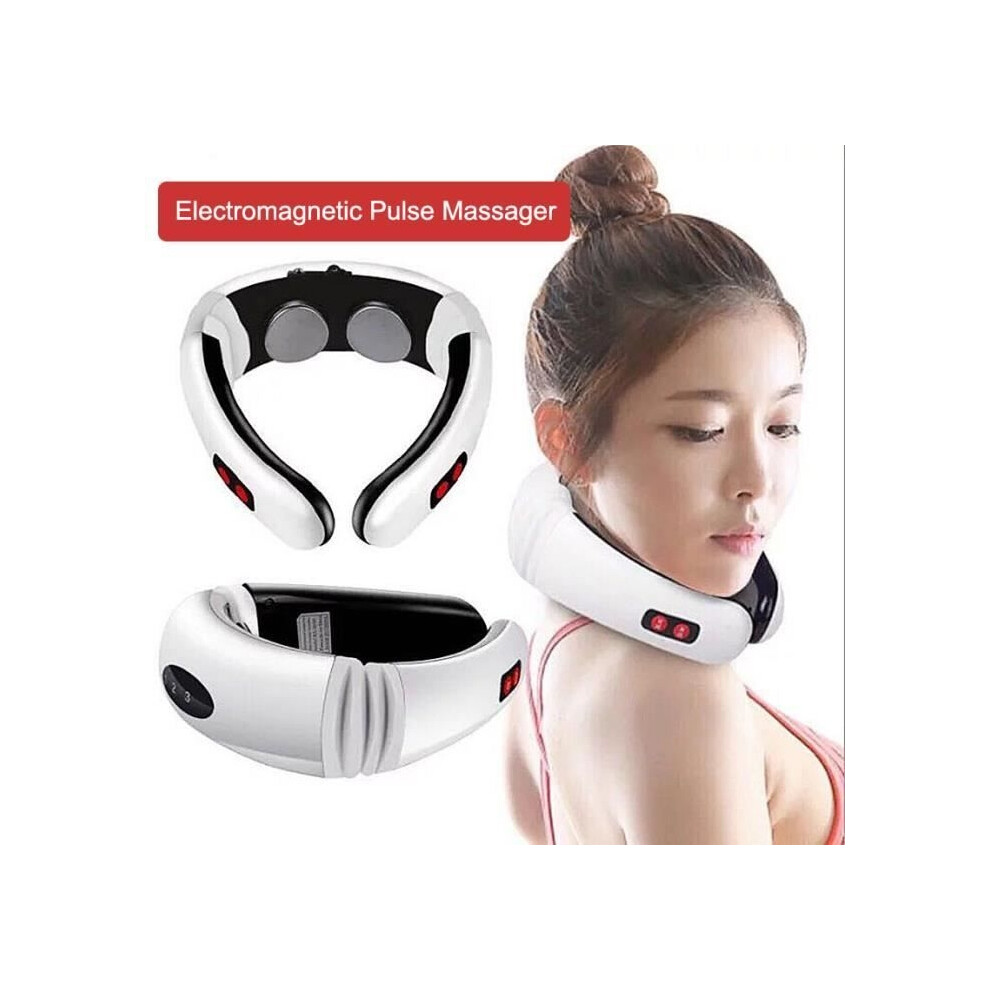 Aihontai Neck Massager, Electric Massage Device, 3D Intelligent Multifunctional Cervical Massager For Home And Office