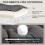 Homcom Sillón Reclinable Manual Gris 145 x 100 x 102 cm 3
