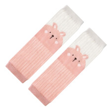 1 Pair Soft Cotton Extended Socks For Toddlers Lightweight-Pink