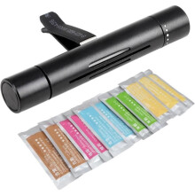 Auto-luchtverfrisser - Clip-on geurverspreider - Compact - Zwart design - Willekeurige geur