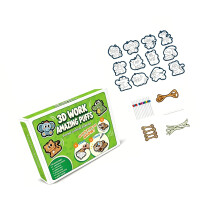 Éponge lavable en fibre de pâte à papier avec des-Vert