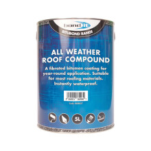 All Weather ROOFING Compound Bitumen Coating Waterproof Sealer Seal - 5L