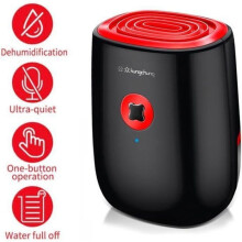 Tragbarer elektrischer Luftentfeuchter (800 ml), ultraleiser Feuchtigkeitsabsorber für Küche und Schlafzimmer – Keeper