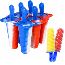 Wicked Gizmos Silicone Ice Pop Maker Tricolour