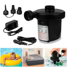 Elektrische pomp - 100 stuks - DC12V/AC230V - Opblaas-/leeglooppomp - Inclusief 3 mondstukken