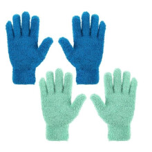 2 Paar wiederverwendbare Mikrofaserhandschuhe, Staubhandschuhe, Mikrofaser-Reinigungshandschuhe für die Haushaltsreinigung, yd