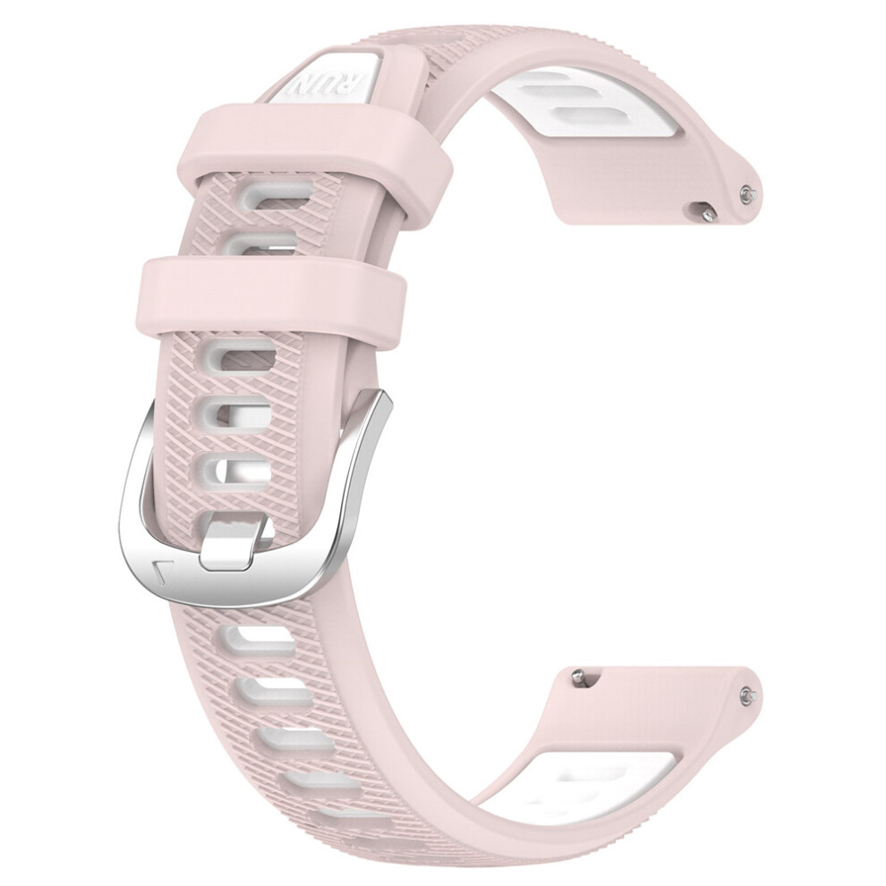 (Pink White, 20Mm) Watch Strap Replacement Band For Garmin Vivomove Trend / Venu Sq2 / Venu 2 Plus / Forerunner 158 / 55 / 245 / 645 / Vivoactive 3 Pink,White 688249462287