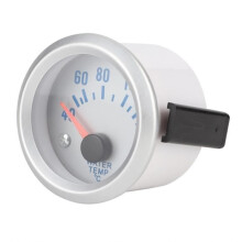 Watertemperatuurmeter, watertemperatuurmeter, 52 mm 2 universele digitale blauwe LED auto-motormeter