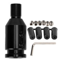 Adaptateur universel de pommeau de levier de vitesse Qiilu pour leviers de vitesse non filetés