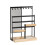 Sturdy Iron and Solid Wood Jewelry Holder Suitable for-Black 1