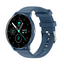 (Blue) Smart Watch Men Sports Fitness Watches Heart Rate Monitor Bluetooth Call IP67 Waterproof Sport Women Watches
