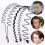 Hairbands - EBTOOLS - 6 Pcs - Non-slip - Lightweight - Black for Men 1