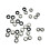 Drum Ear Screw Washer Replacement-Transparent rubber r 1