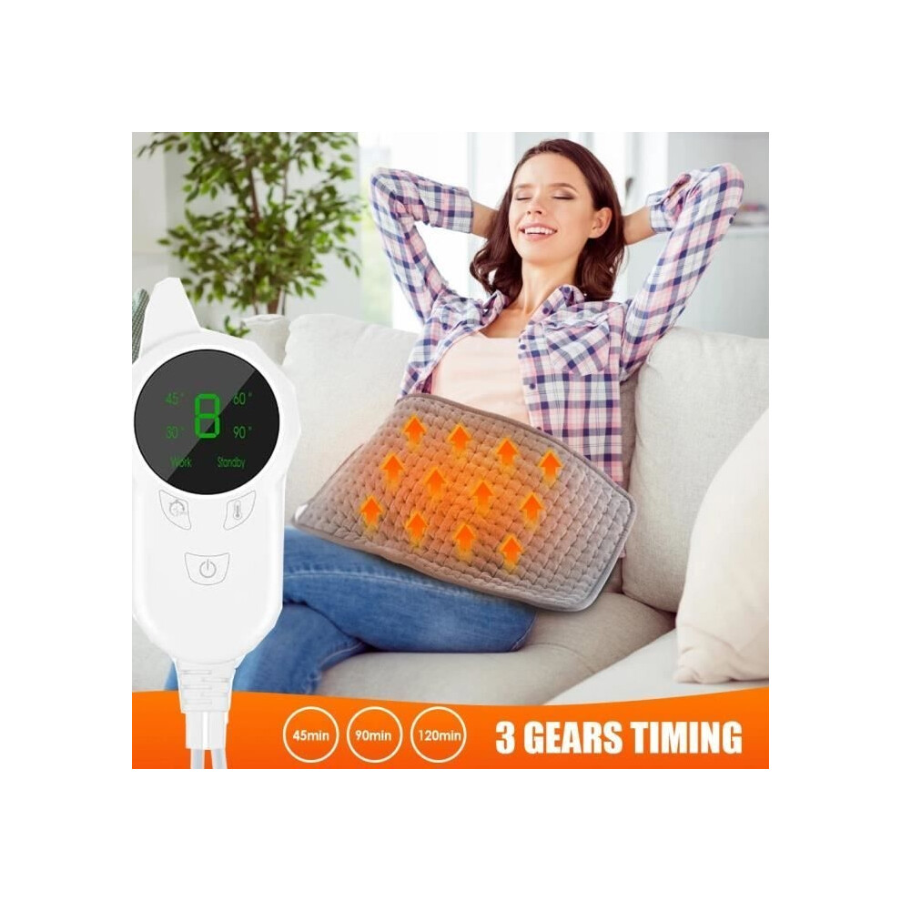 Aihontai Electric Heating Pad - Vinsic - 9 Heat Levels - Automatic Shut-Off Timer - Washable, Comfortable And Soft