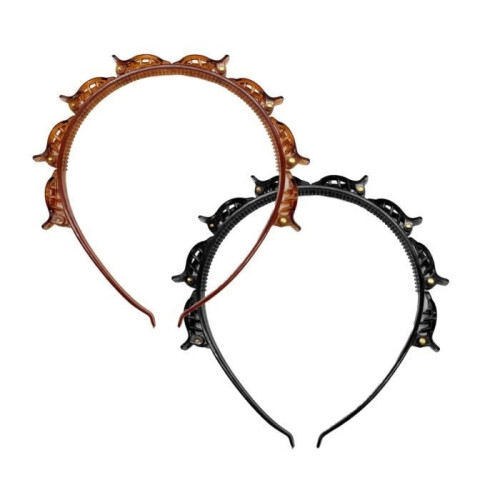 Headband with Clips - Elegant - Versatile - Comfortable - Durable - For Women