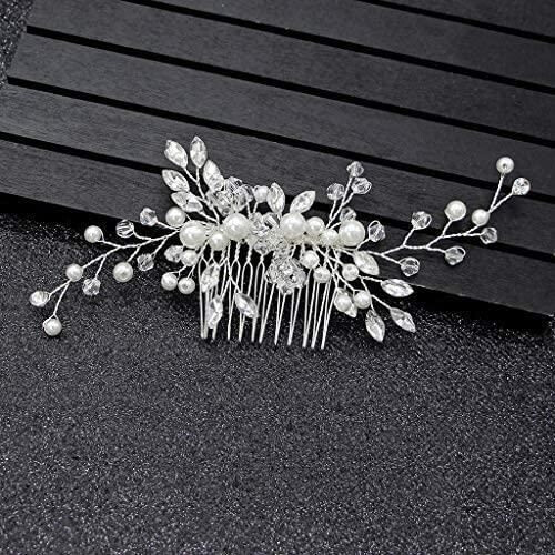 Bruidskam - Elegant - Parels - Haarsieraad - Bruiloftaccessoire