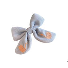 Set van 3 geborduurde haarclips met zwanenstrikjes voor kinderen, haaraccessoires