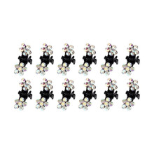 Haaraccessoires voor dames, cadeaus, zijclip met strasssteentjes, kleine haarclip, bovenste clip