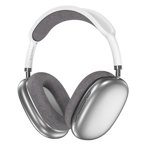 Over-Ear Wireless Bluetooth Headphones with Noise Cancelling Sliver