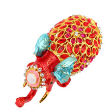 Artisanal Elephant Jewellery Box Enamel