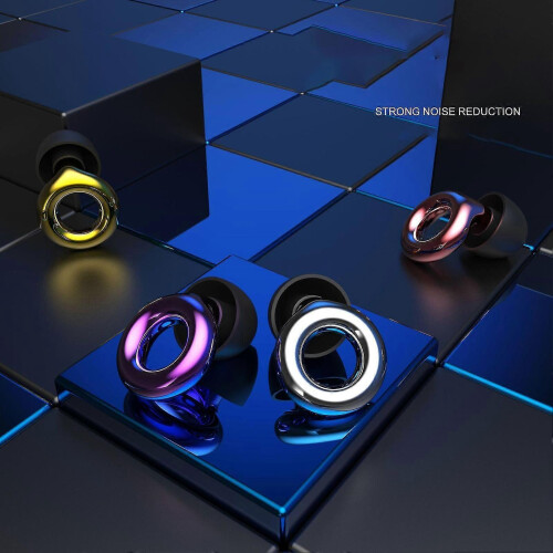 (Transparent) Noise Reduction Soundproof Silicone Plating Earplugs 1
