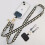 Universal Shoulder Strap - BOOLING - Leaf Pattern - Black - Practical - Easy Installation 2