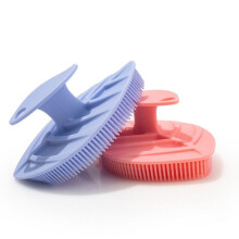Set van 2 siliconen exfoliërende gezichtsborstels, gezichtsreinigingsborstel, milde scrub en massageborstel.