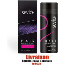 Verdickendes Haarpuder - Sevich - 25 g - Keratin - Kastanienbraun - Volumen und Kopfhautabdeckung