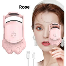 Beheizbare Wimpernzange – USB – 2 Temperaturstufen – Lange Akkulaufzeit – Rosa
