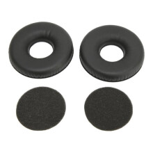Qiilu Ohrpolster für AKG Ersatz-Ohrpolster aus Leder für AKG K121 K121S K141 Kopfhörer