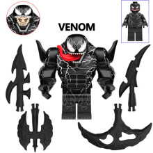 8PCS Avengers Mini Figures Set Venom Riot Carnage Ant Venom DIY Building Blocks