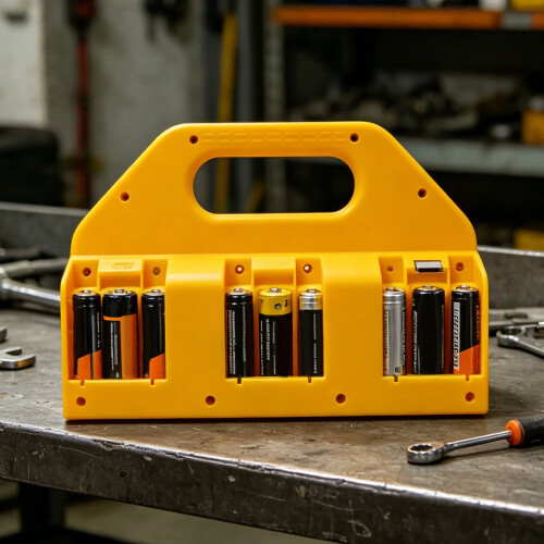 Professional Grade Battery Organizer Storage Tray For Tools 1