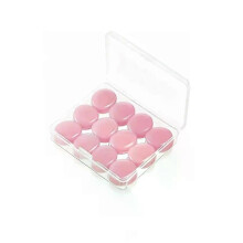 (12pcs pink) 12 stk silikon ørepropper støyreduksjon søvn anti-avbrytende lydisolasjon ørepropper beskyttelse søvn gjenbrukbare ørepropper