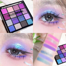 (A) 16 Color Classic Long Shadow Sleek Eye Professional Matte Eyeshadow Palette for Easy High Performance Lasting