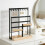 Sturdy Iron and Solid Wood Jewelry Holder Suitable for-Black 6