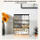 Sturdy Iron and Solid Wood Jewelry Holder Suitable for-Black 7